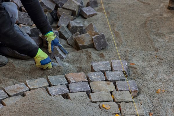 Patio Stones Installation in Stamford