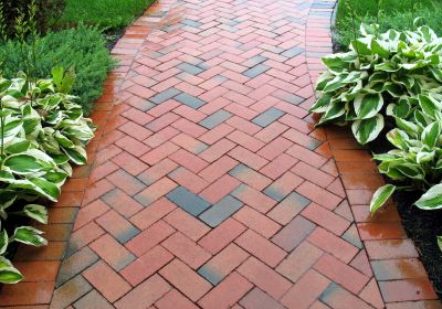 Patio Brick Installation